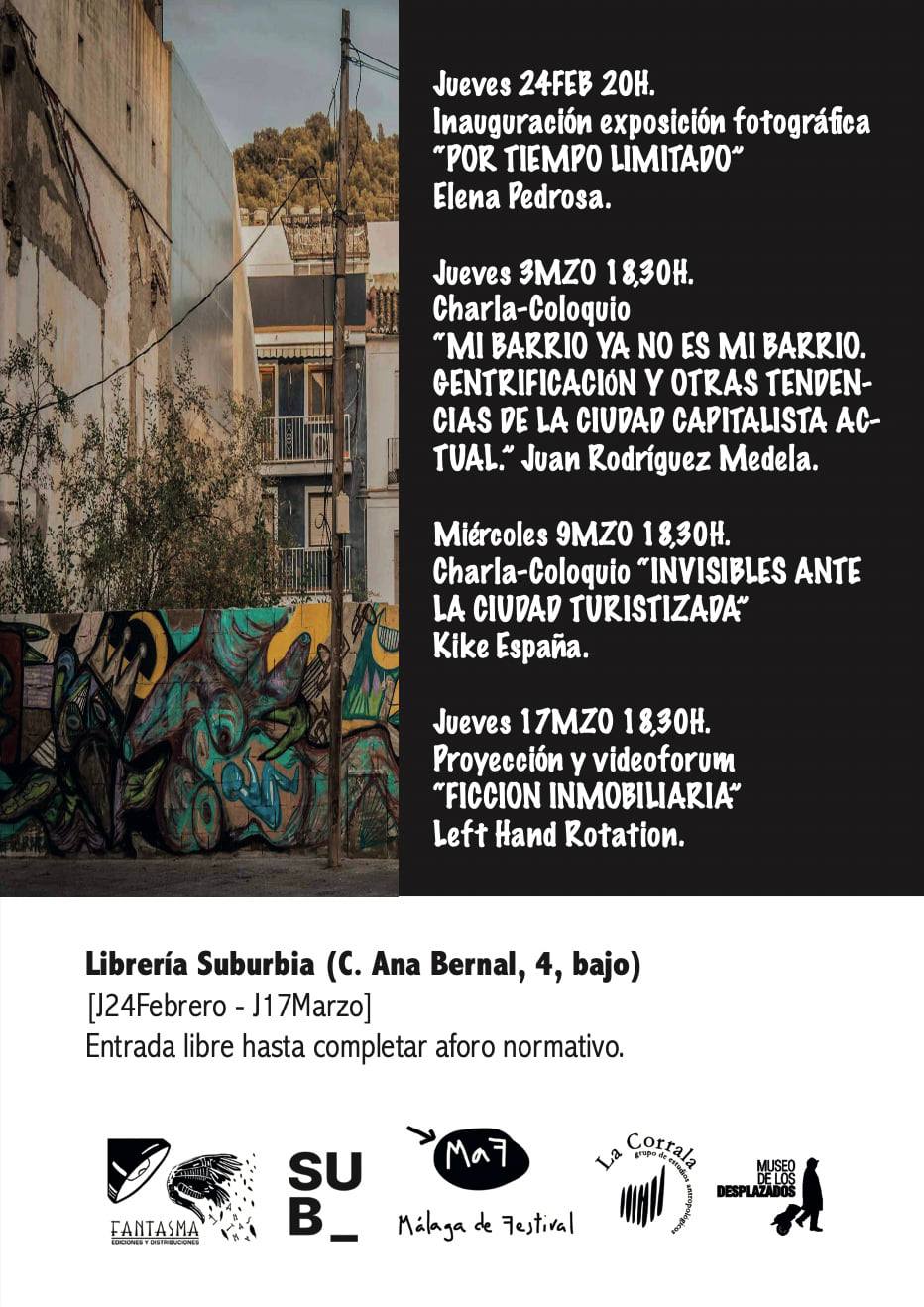 Cartel Tiempo limitado Suburbia