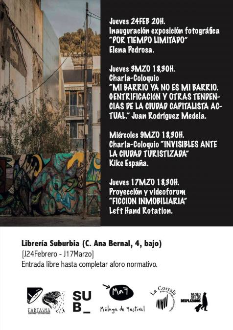 Cartel Tiempo limitado Suburbia